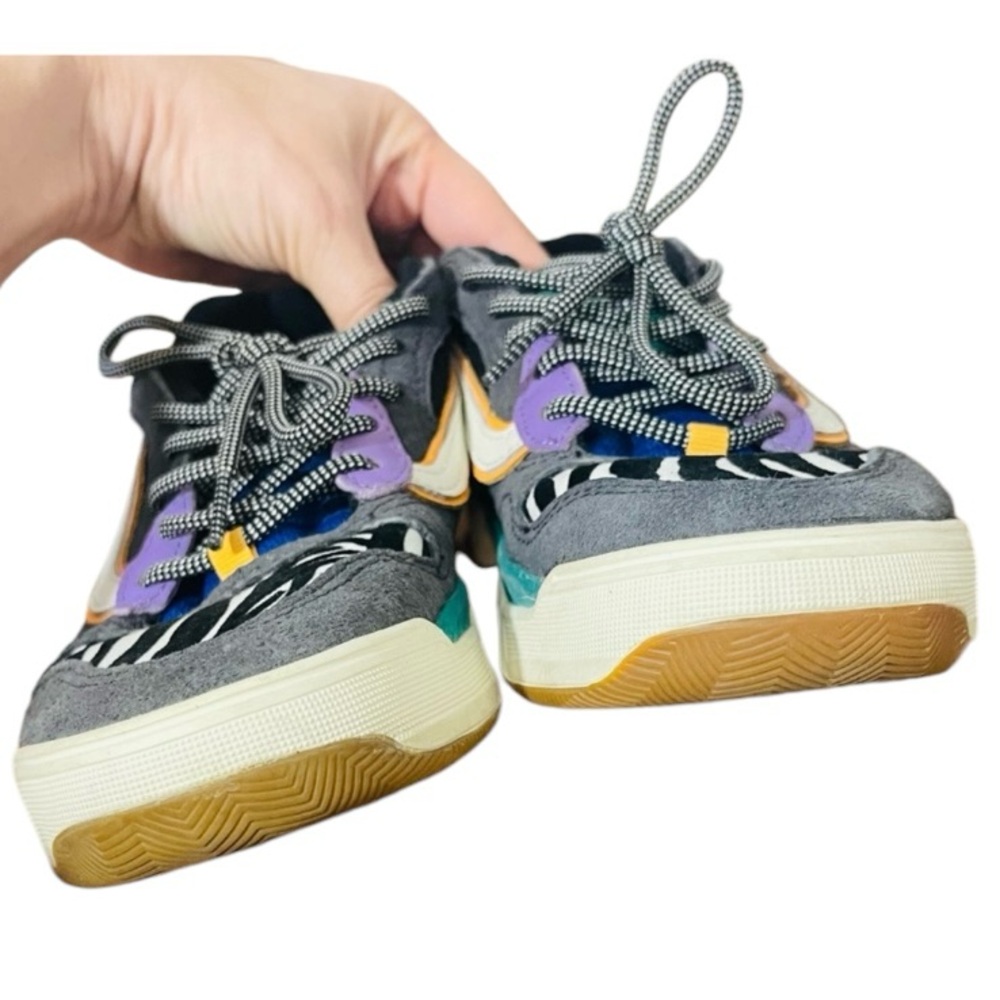 Vans Brux Wc Zebra Sneakers - Tidepool / Marigold… - image 5